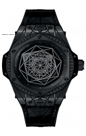 Hublot Big Bang ALL BLACK DIAMONDS 39 MM 465.CS.1114.VR.1200.MXM18 watch Replica